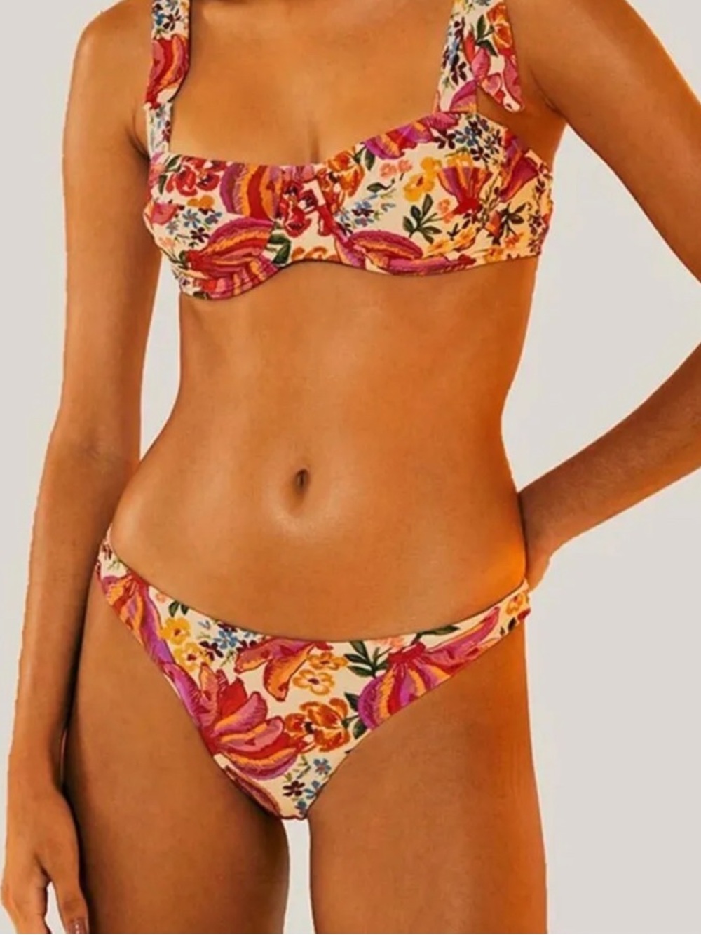 NWT - FARM Rio - Spring Bananas Bikini Bottom - Large